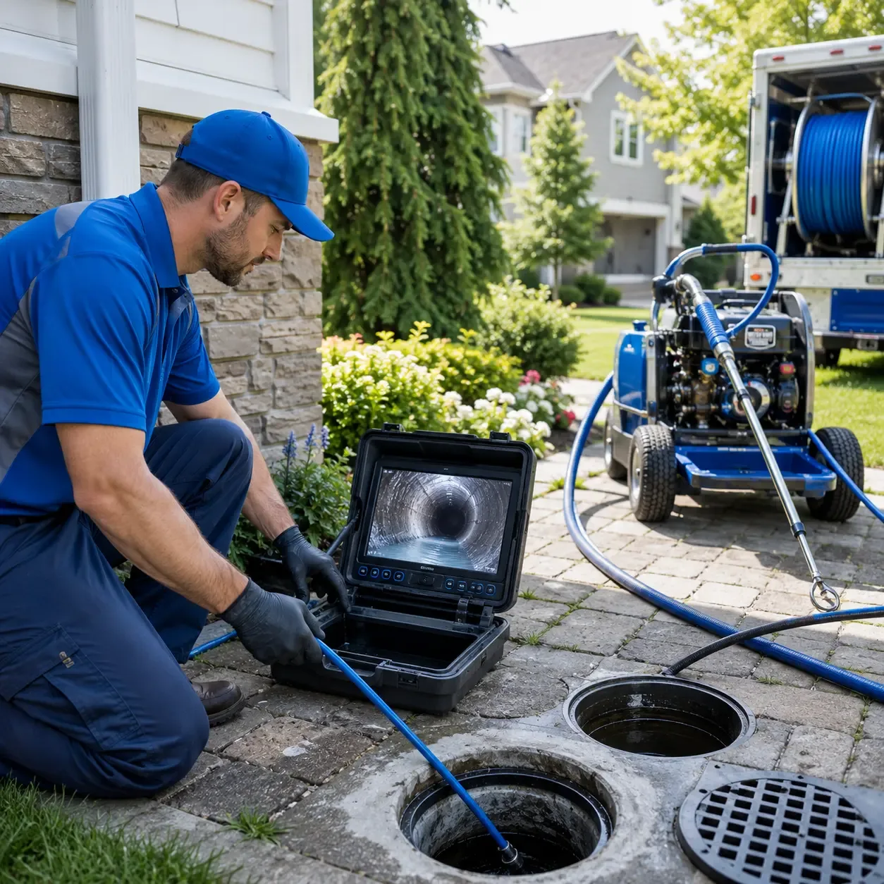 Outdoor drain cleaning professionals serving White Heath, IL